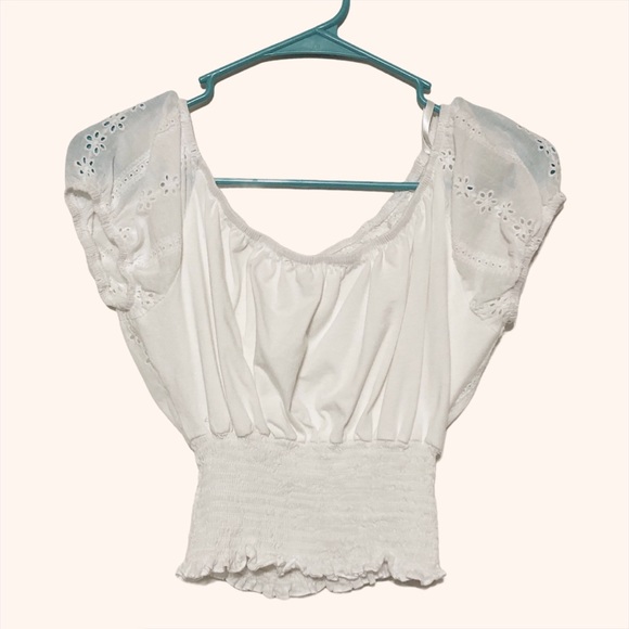 Love J Eyelet Crop Top - Picture 5 of 7